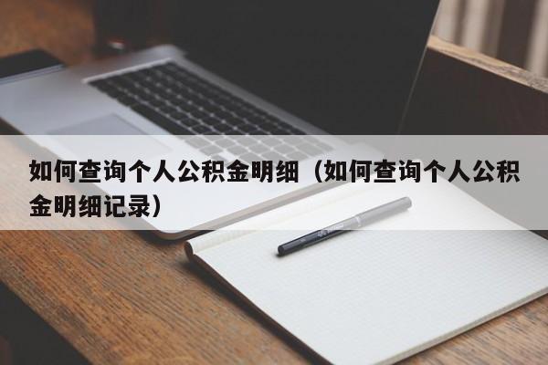 如何查询个人公积金明细（如何查询个人公积金明细记录）