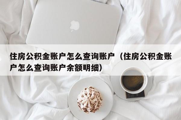 住房公积金账户怎么查询账户（住房公积金账户怎么查询账户余额明细）