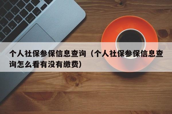 个人社保参保信息查询（个人社保参保信息查询怎么看有没有缴费）