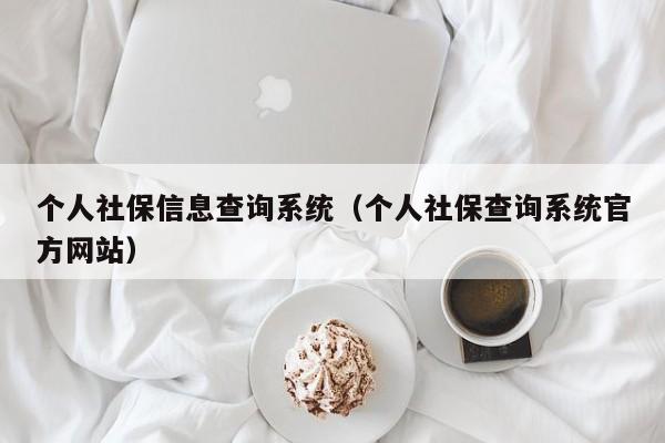 个人社保信息查询系统（个人社保查询系统官方网站）