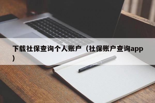 下载社保查询个人账户（社保账户查询app）