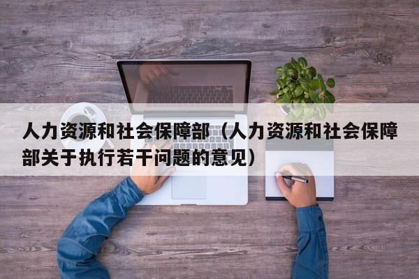 人力资源和社会保障部（人力资源和社会保障部关于执行若干问题的意见）