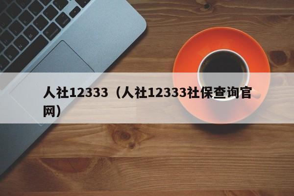 人社12333（人社12333社保查询官网）