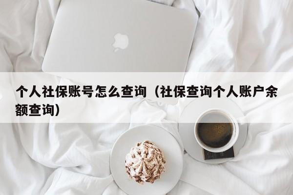 个人社保账号怎么查询（社保查询个人账户余额查询）