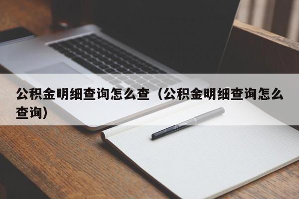 公积金明细查询怎么查（公积金明细查询怎么查询）