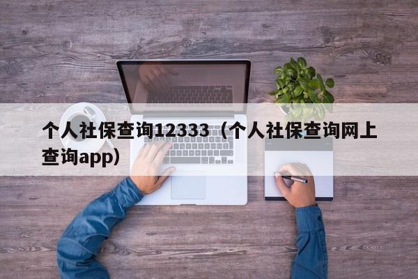 个人社保查询12333（个人社保查询网上查询app）