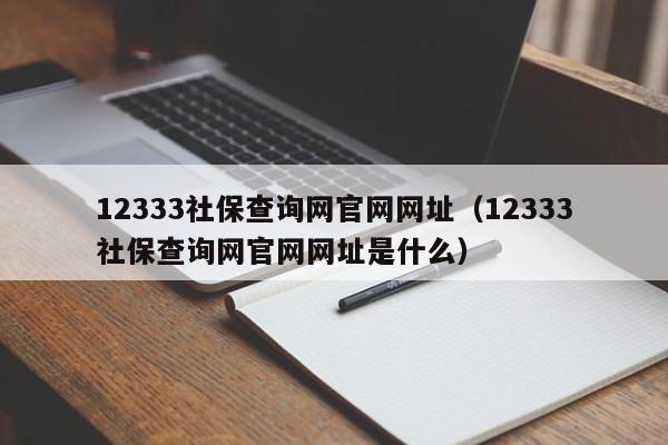 12333社保查询网官网网址（12333社保查询网官网网址是什么）