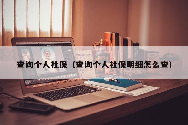 查询个人社保（查询个人社保明细怎么查）