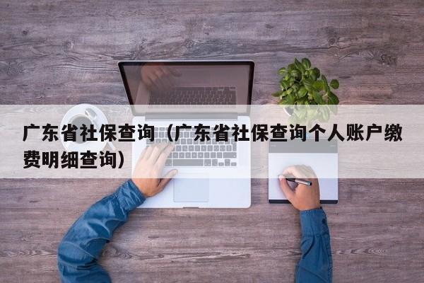 广东省社保查询（广东省社保查询个人账户缴费明细查询）