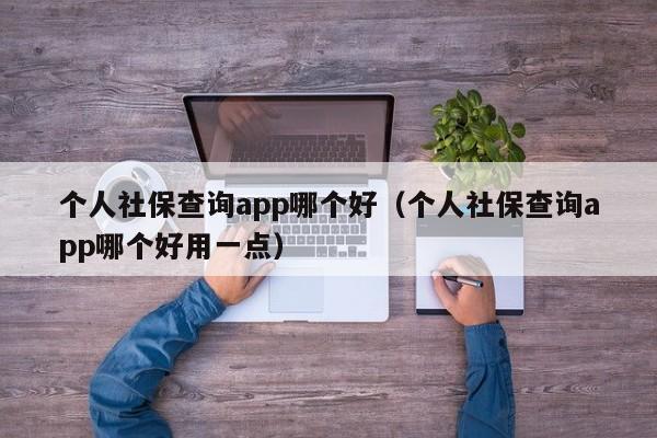 个人社保查询app哪个好（个人社保查询app哪个好用一点）