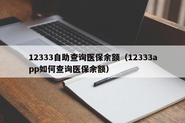 12333自助查询医保余额（12333app如何查询医保余额）