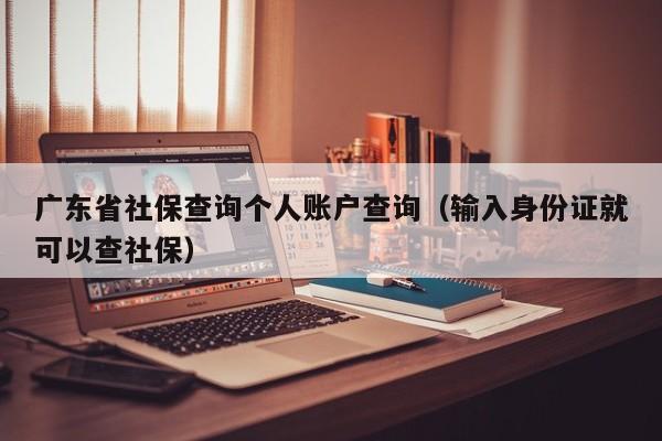 广东省社保查询个人账户查询（输入身份证就可以查社保）