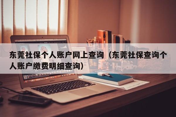 东莞社保个人账户网上查询（东莞社保查询个人账户缴费明细查询）