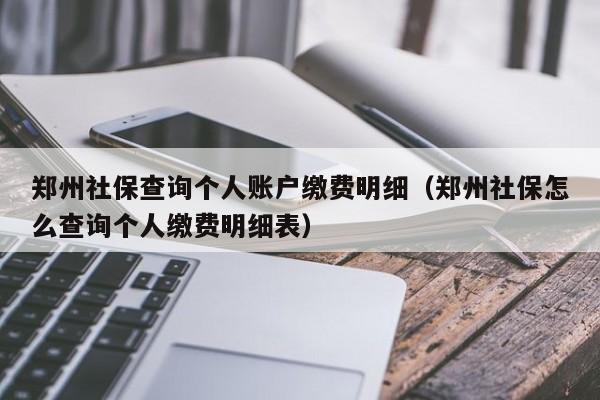 郑州社保查询个人账户缴费明细（郑州社保怎么查询个人缴费明细表）