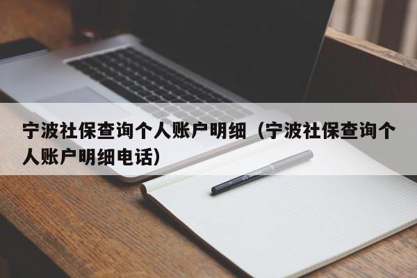 宁波社保查询个人账户明细（宁波社保查询个人账户明细电话）