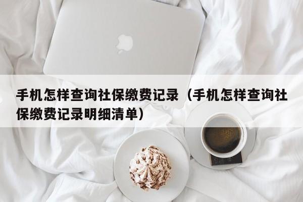 手机怎样查询社保缴费记录（手机怎样查询社保缴费记录明细清单）