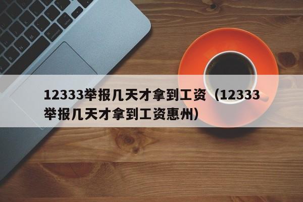 12333举报几天才拿到工资（12333举报几天才拿到工资惠州）