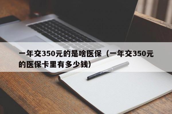 一年交350元的是啥医保（一年交350元的医保卡里有多少钱）