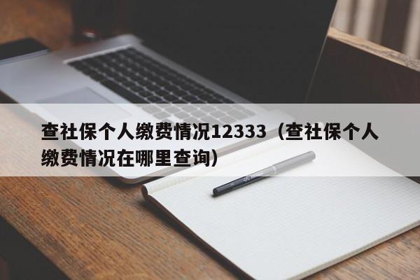 查社保个人缴费情况12333（查社保个人缴费情况在哪里查询）