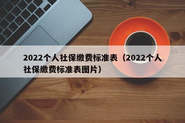 2022个人社保缴费标准表（2022个人社保缴费标准表图片）