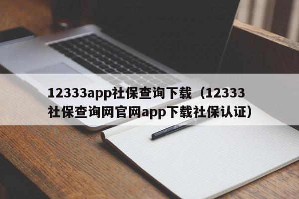 12333app社保查询下载（12333社保查询网官网app下载社保认证）