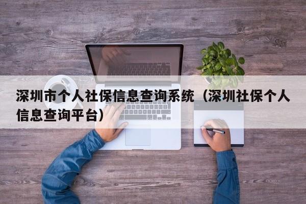 深圳市个人社保信息查询系统（深圳社保个人信息查询平台）