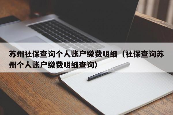 苏州社保查询个人账户缴费明细（社保查询苏州个人账户缴费明细查询）