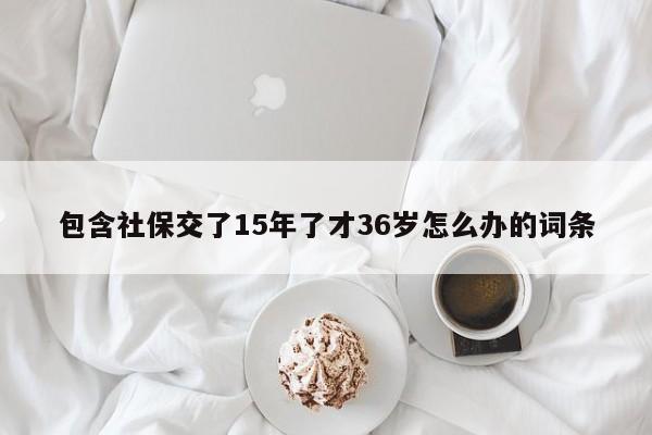 包含社保交了15年了才36岁怎么办的词条