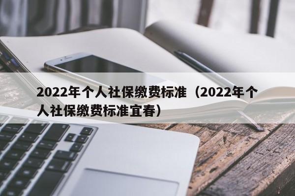 2022年个人社保缴费标准（2022年个人社保缴费标准宜春）