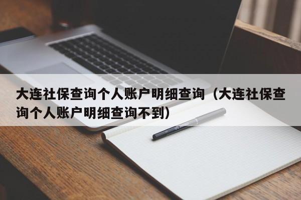 大连社保查询个人账户明细查询（大连社保查询个人账户明细查询不到）