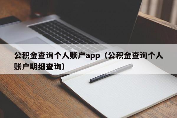 公积金查询个人账户app（公积金查询个人账户明细查询）