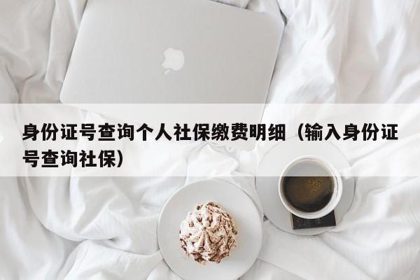 身份证号查询个人社保缴费明细（输入身份证号查询社保）